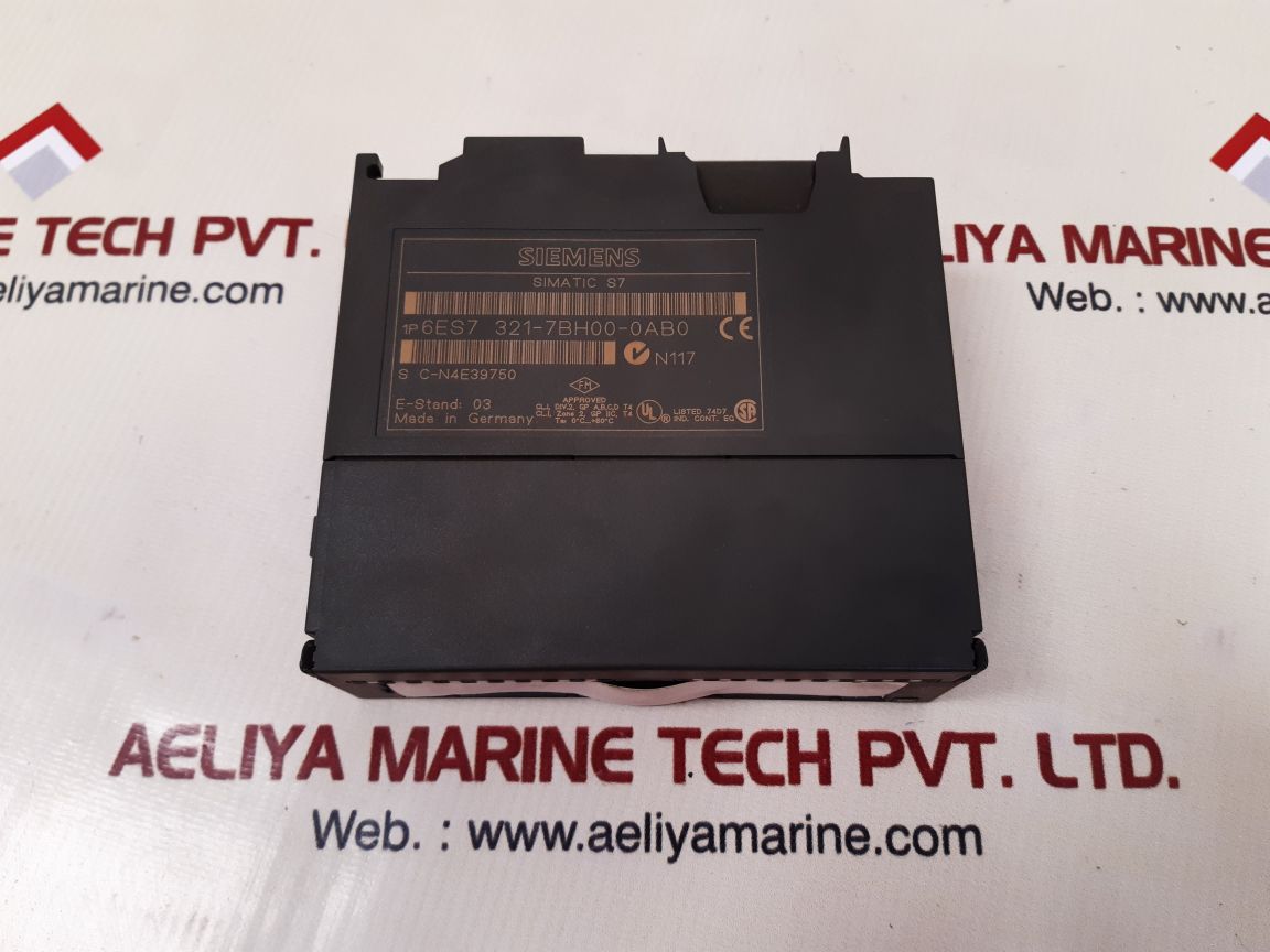 Siemens simatic s7 6es7 321-7bh00-0ab0 input module