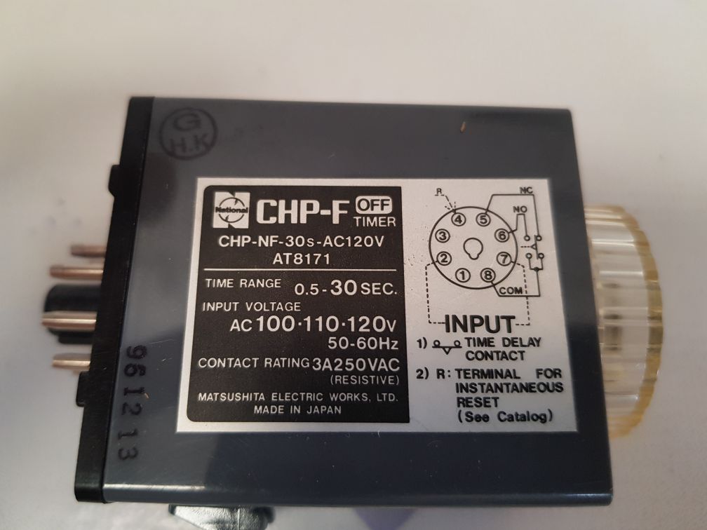 Matsushita chp-nf-30s-ac120v timer at8171