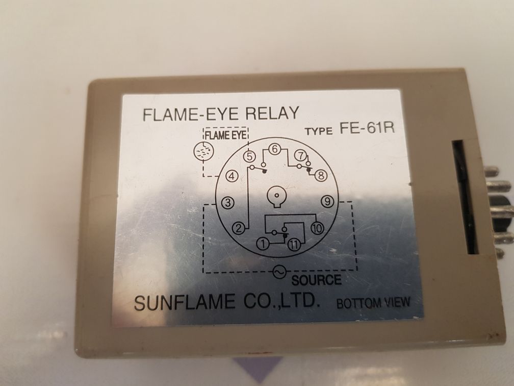 Sunflame fe-61r flame-eye relay 110v used