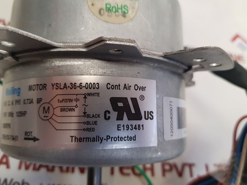 Welling ysla-36-6-0003 fan motor