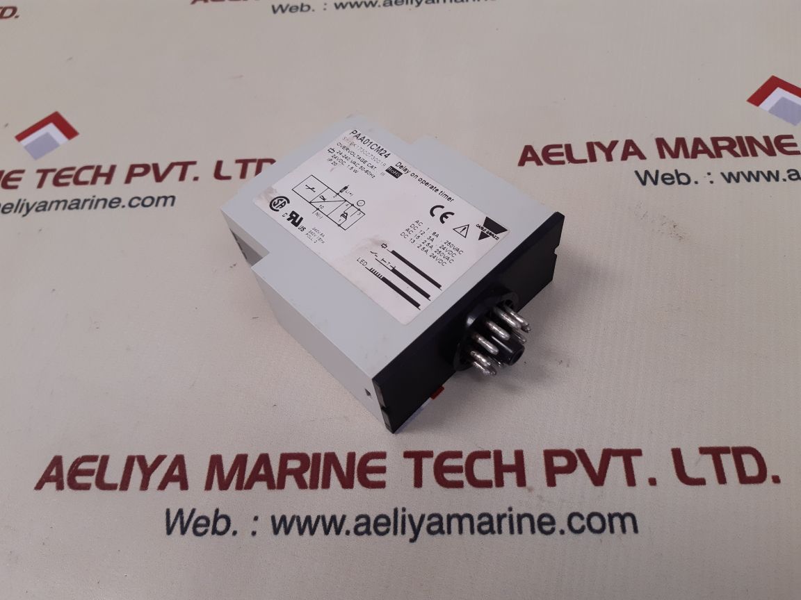 Carlo gavazzi paa01cm24 delay on operate timer
