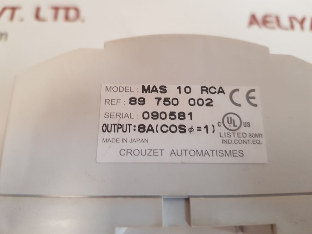 Crouzet mas 10 rca time management mini logic control module