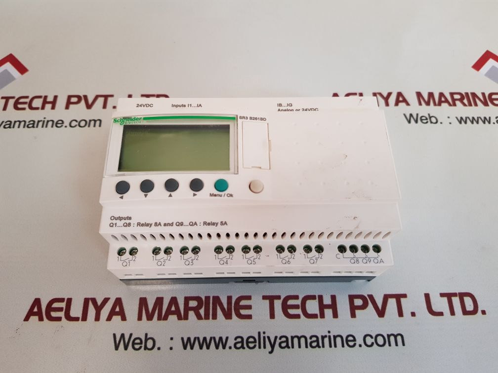 Schneider zelio sr3 b261bd logic controller module