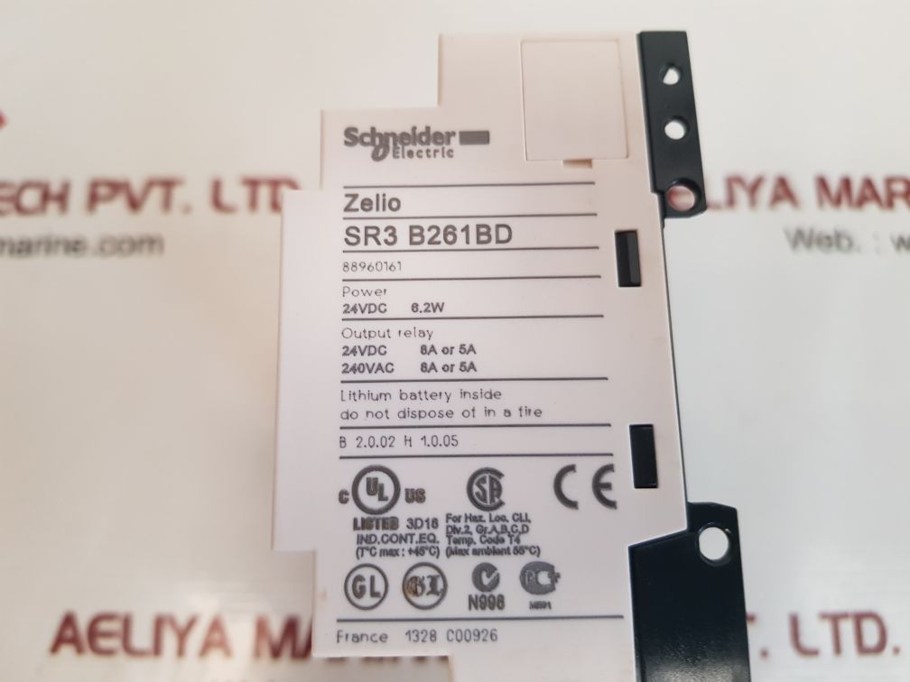 Schneider zelio sr3 b261bd logic controller module