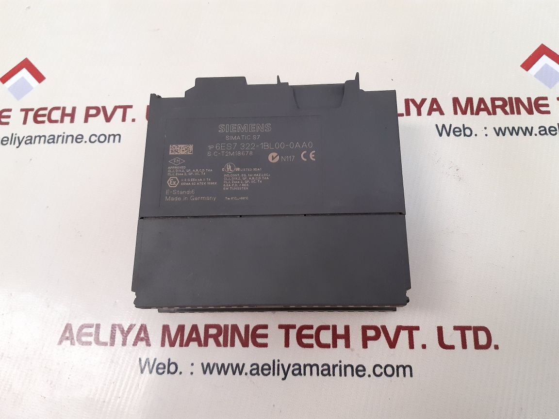 Siemens 6es7 322-1bl00-0aa0 simatic s7 output module