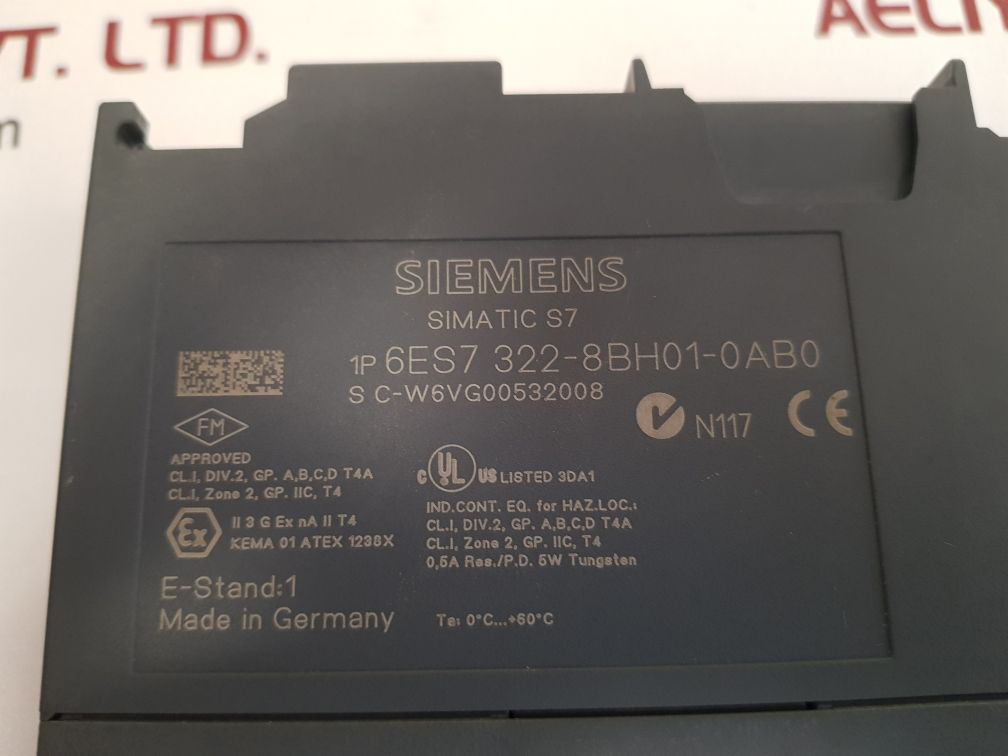 Siemens simatic s7 6es7 322-8bh01-0ab0