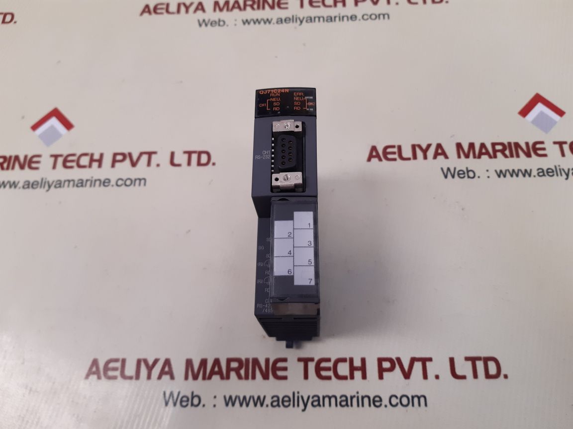 Mitsubishi melsec-q qj71c24n rs-232/rs-422/485 unit