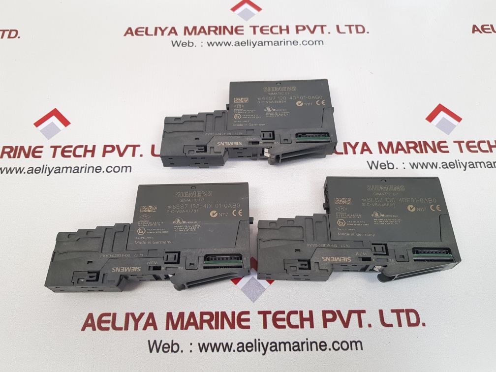 Siemens 6es7 138-4df01-0ab0 interface module 6es7 193-4cb20-0aa0