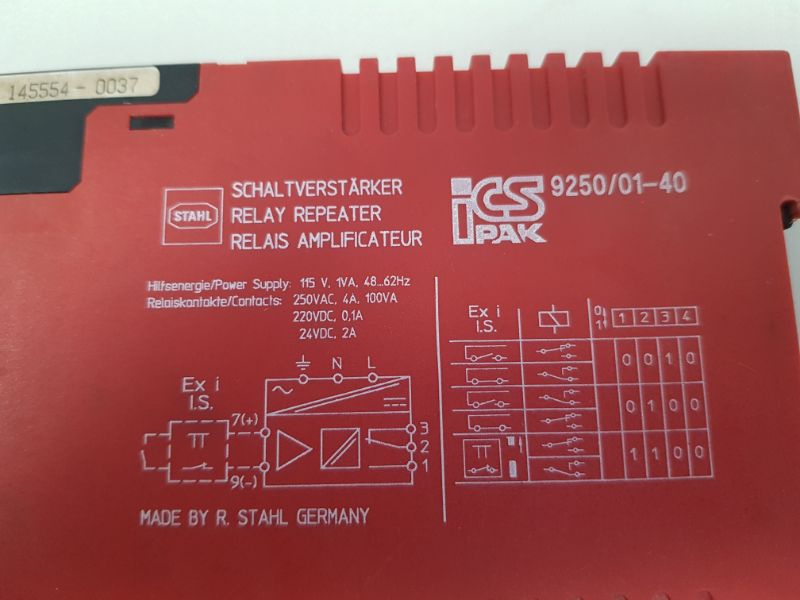 Stahl 9250/01-40 relay repeater
