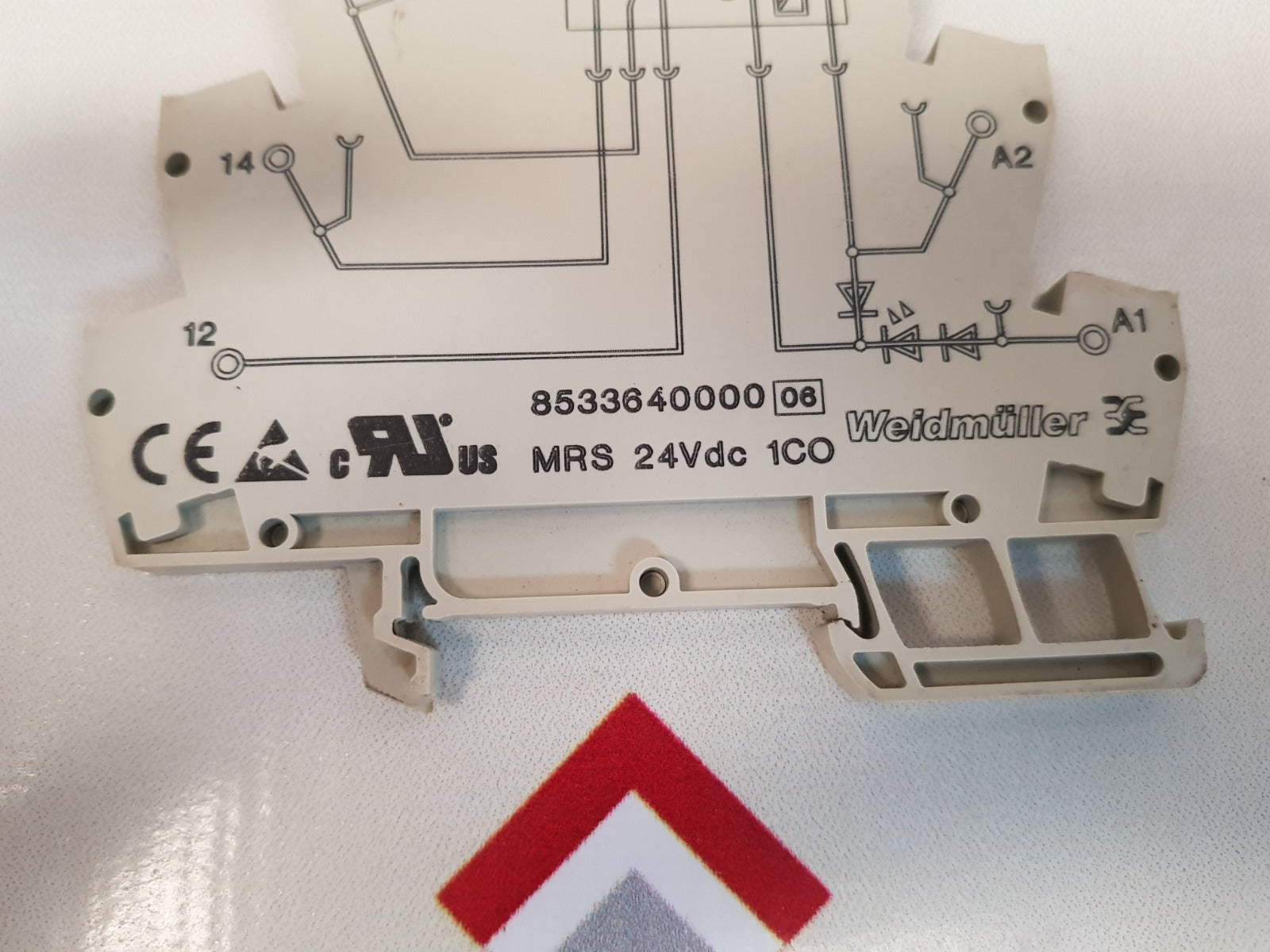 Set of 11x Weidmuller 8533640000 relay