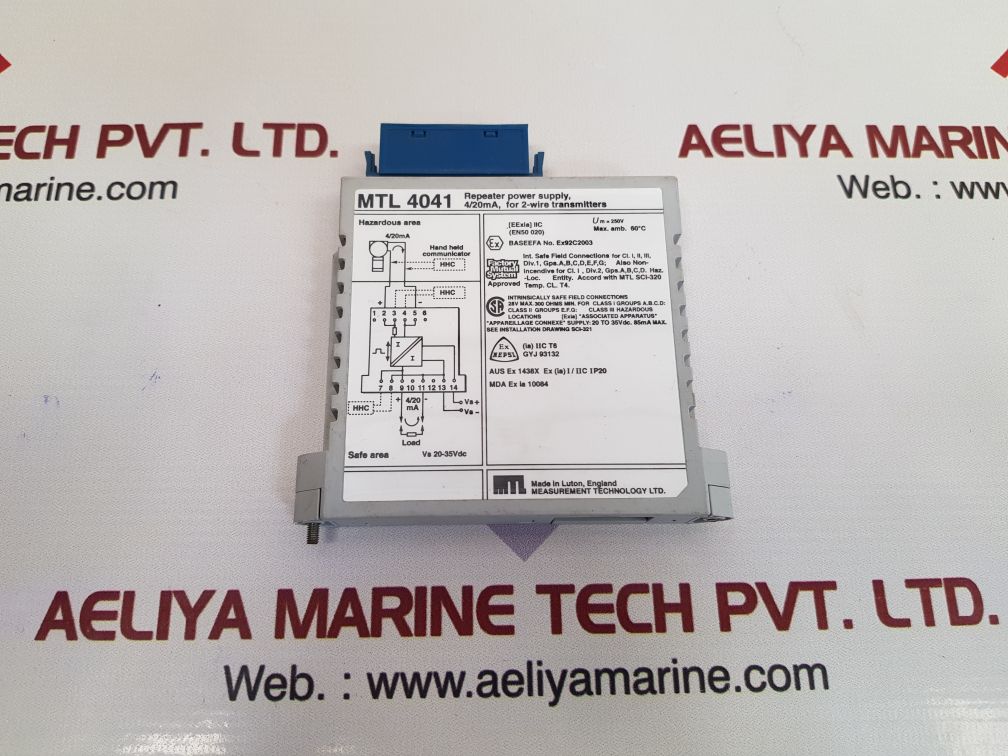 Measurement technology mtl4041 repeater power supply