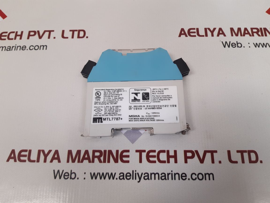 Mtl instruments mtl7787+ shunt- diode safety barrier used
