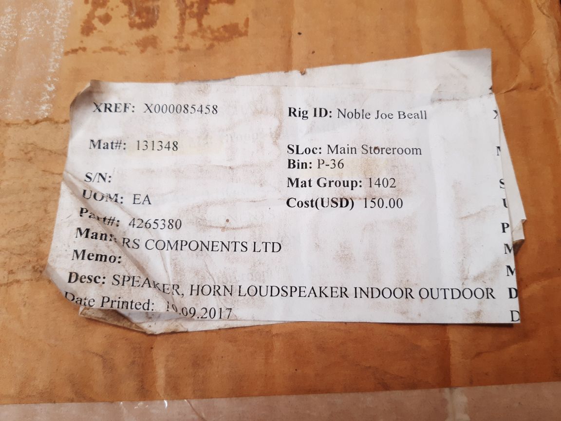Medc db14 horn loudspeaker 4265380