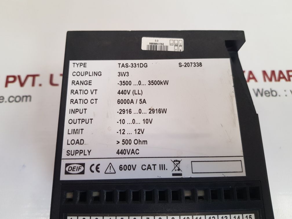 Deif tas-331dg selectable transducer