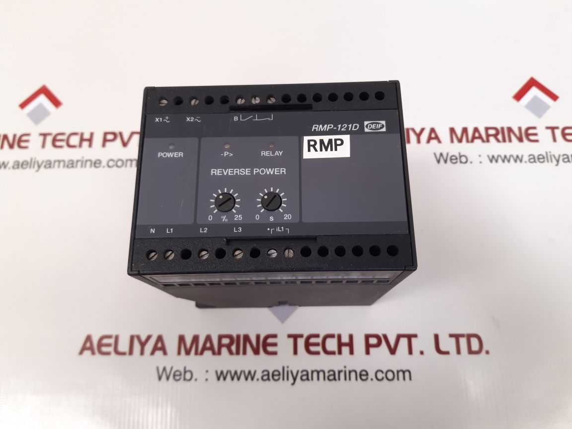 Deif rmp-121d reverse power relay 100114675.10