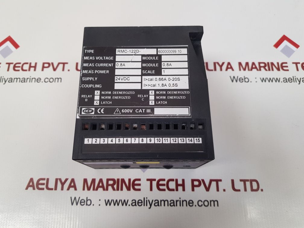 Deif rmc-122d short circuit relay 600000099.10