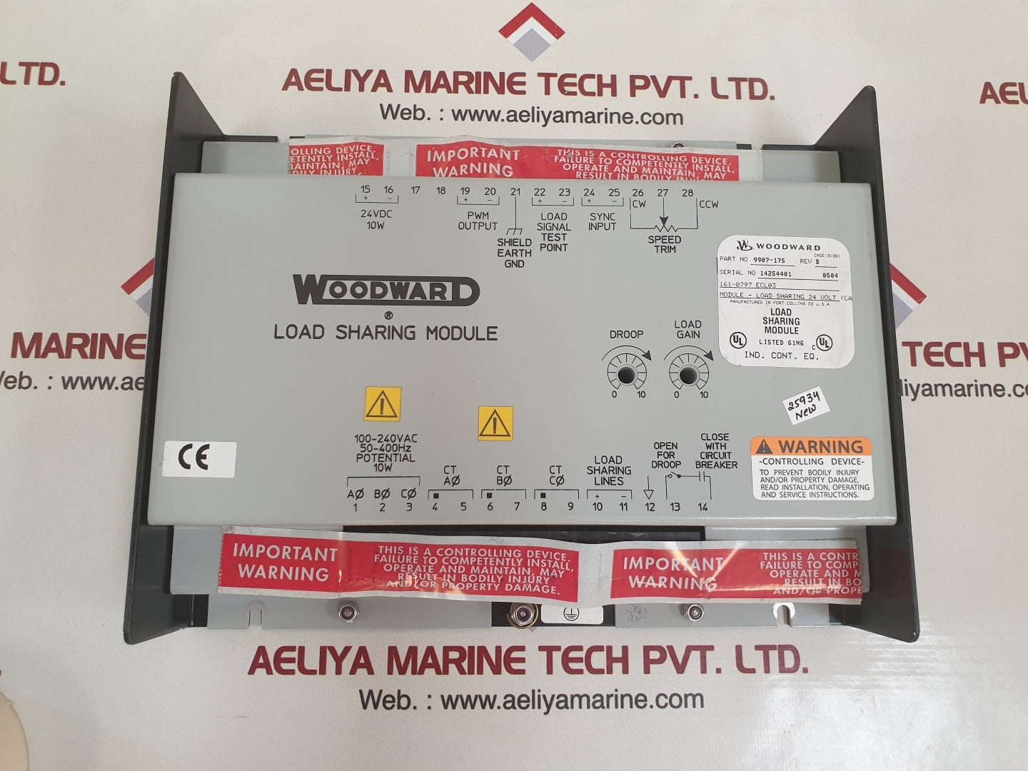 Woodward 9907-175 rev.b load sharing module