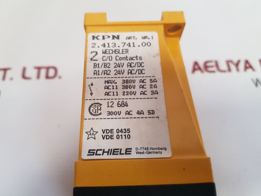 Schiele kpn 2.413.741.00 timer relay