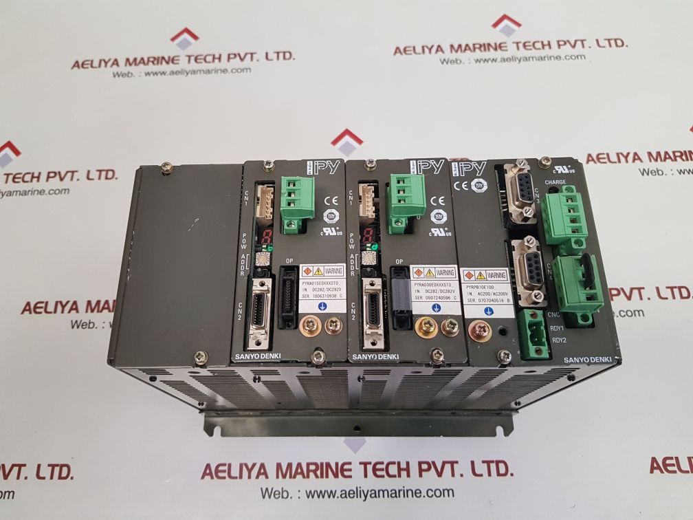 Sanyo denki pyre213002 servo amplifier ac200v 17.4a