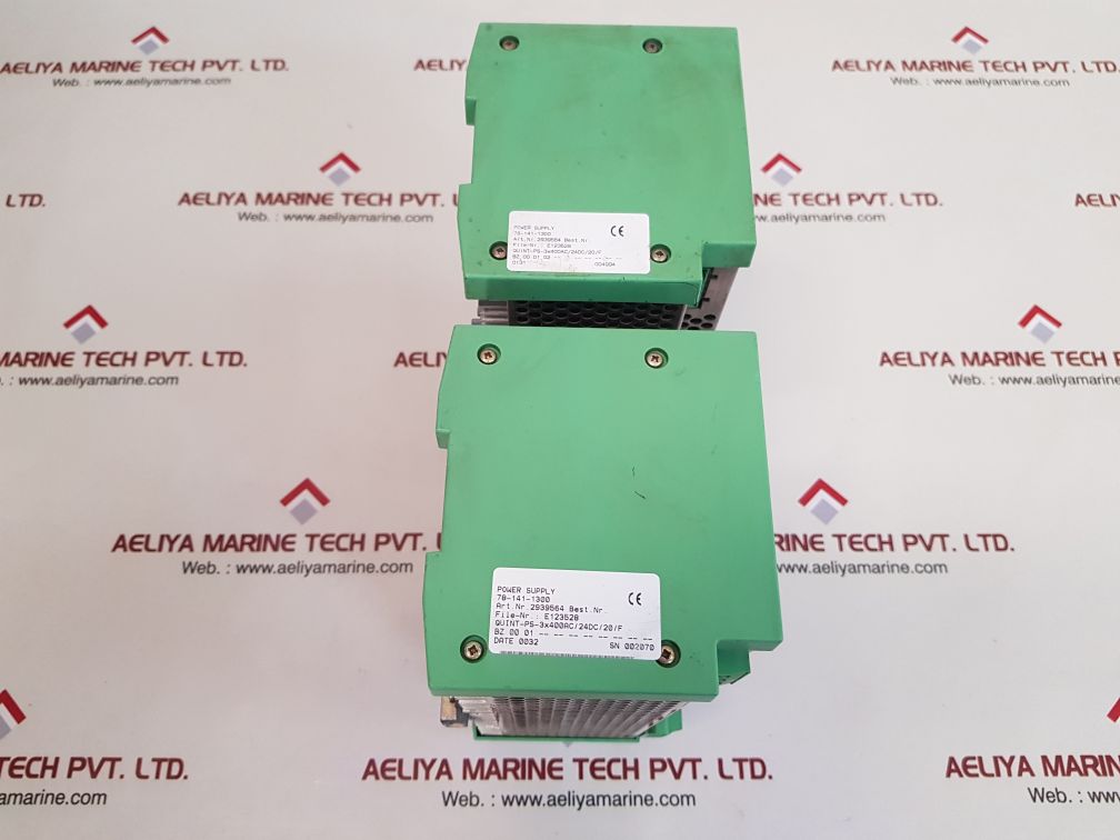 Phoenix contact quint-ps-3x400ac/24dc/20/f power supply 2939564