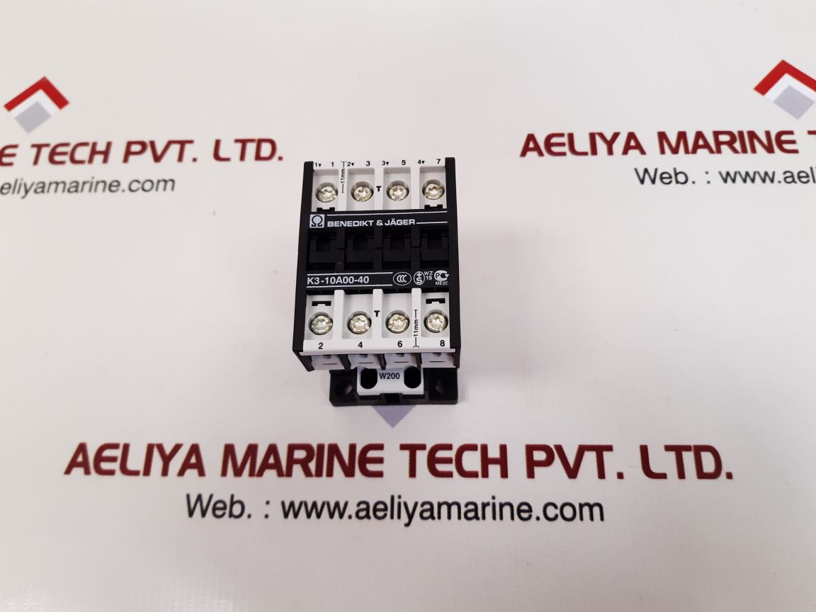 Benedikt & jager k3-10a00-40 contactor