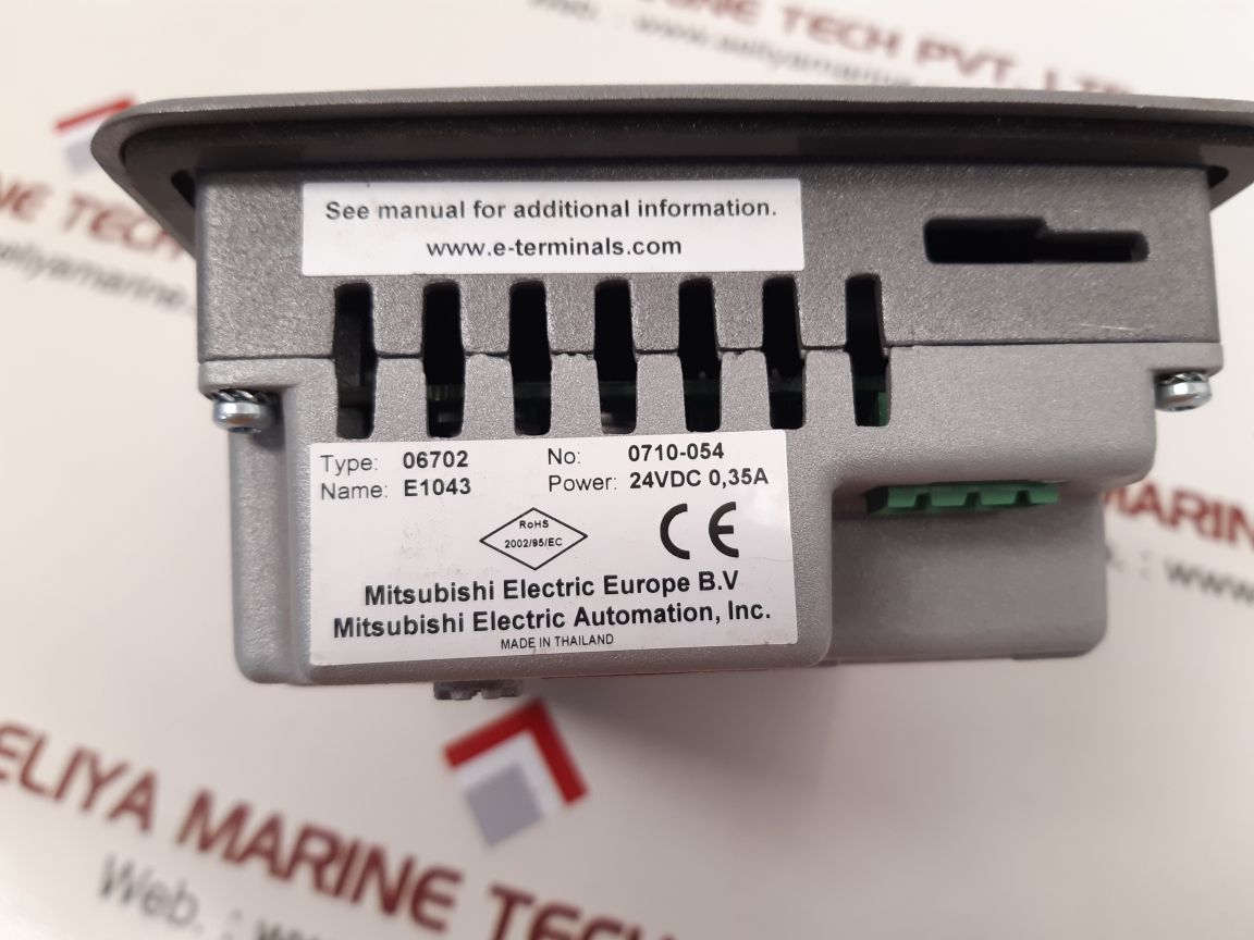 Mitsubishi e1043 hmi touch panel 06702