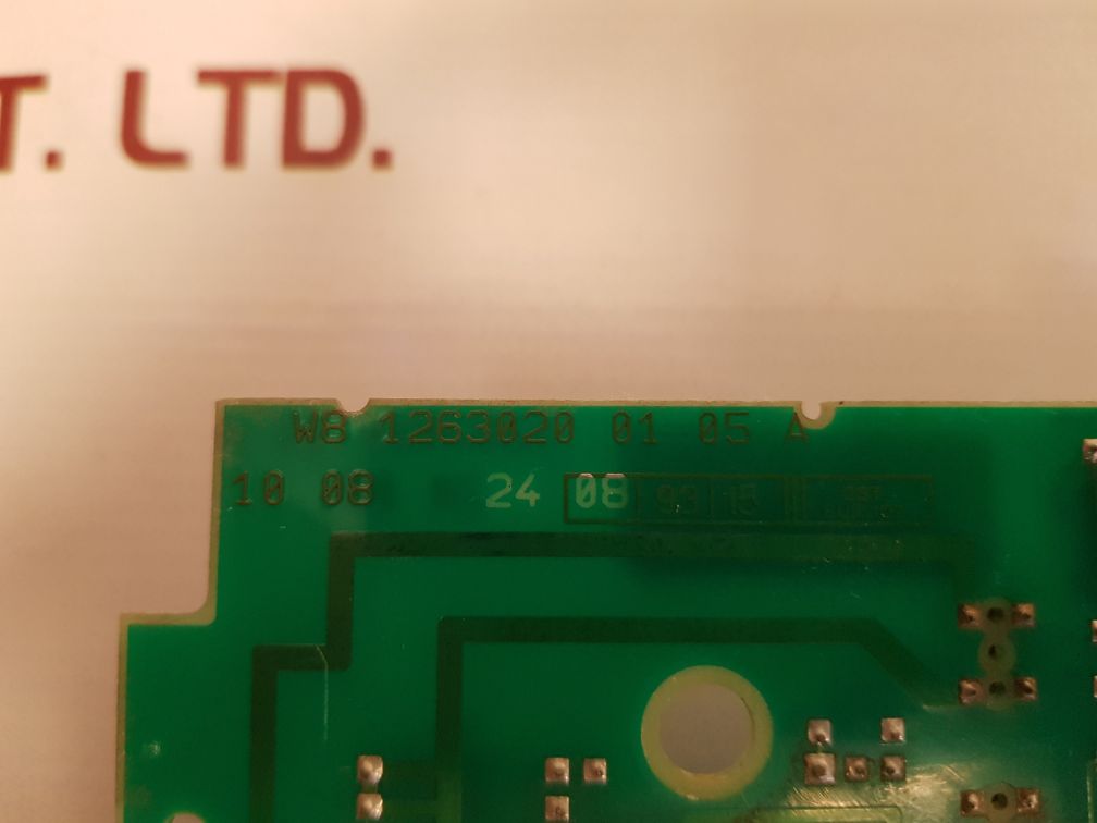 Telemecanique 1263020 01 a pcb card 4p 32713379