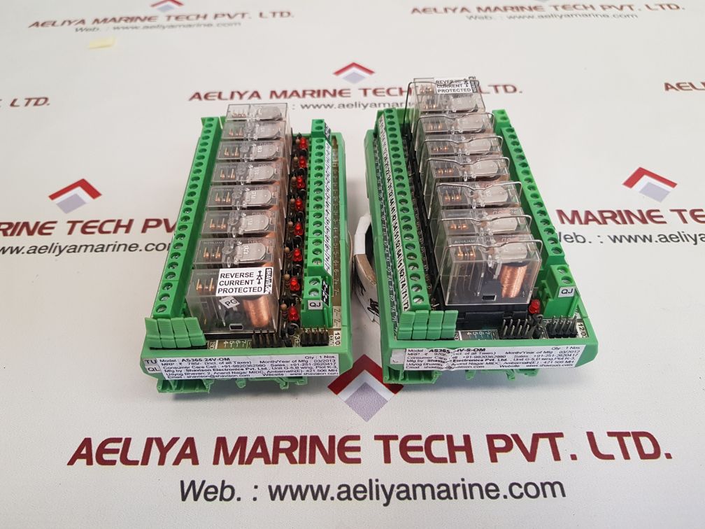 Shavison as365-24v-om relay module