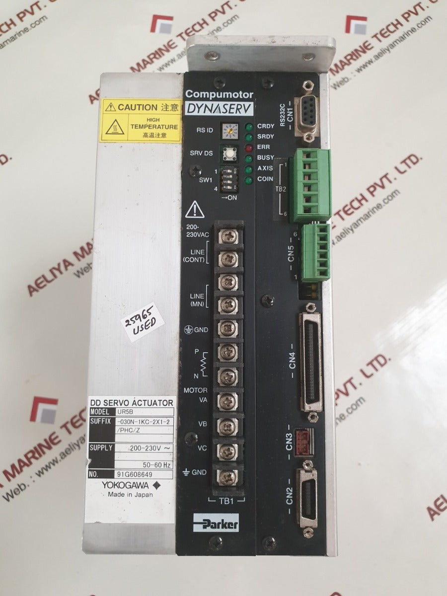 Yokogawa ur5b-30n-1kc-2x1-2/phc/z dynaserv dd servo actuator