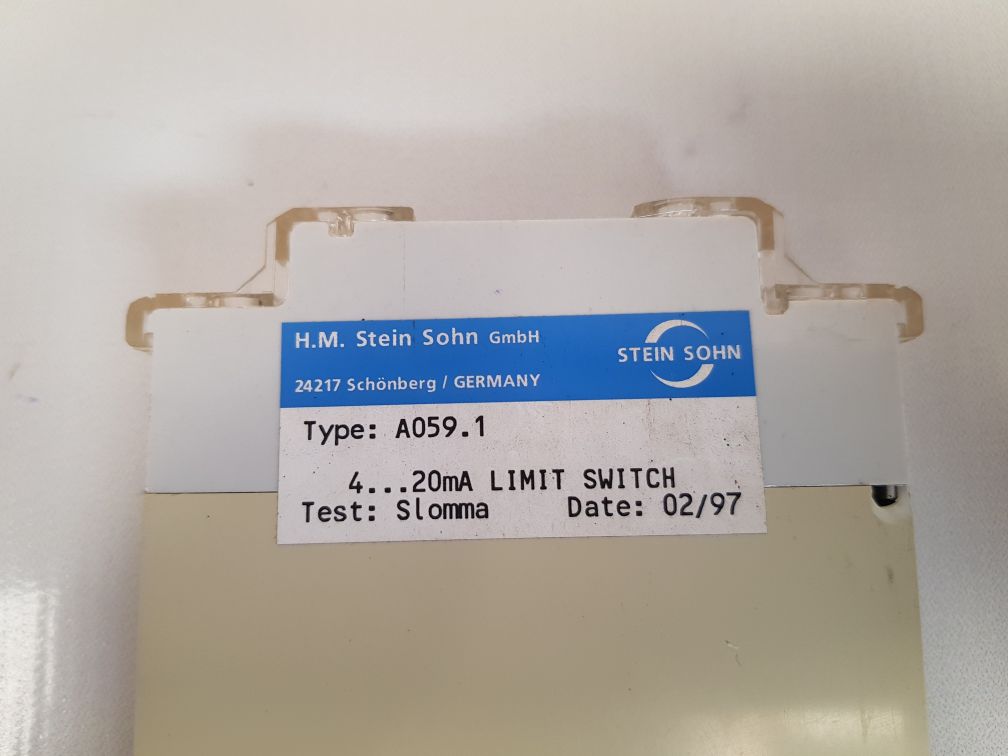 Stein sohn a059.1 limit switch 4-20ma