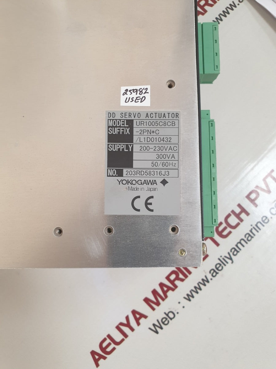Yokogawa dynaserv ur1005c8cb-2pn*c/l1d010432 dd servo actuator