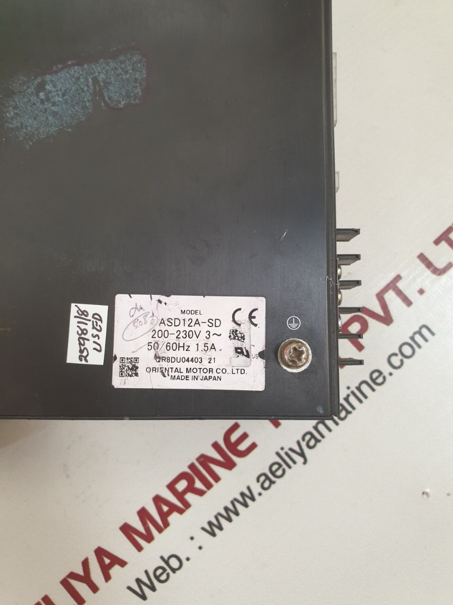 Vexta oriental motor asd12a-sd servo drive