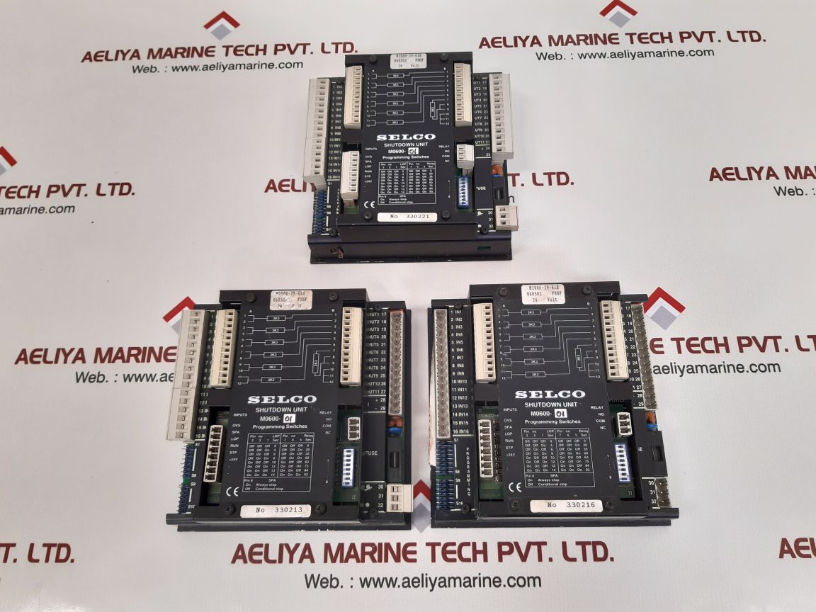 Selco m2000-29-61b controller with m0600-01 shutdown unit