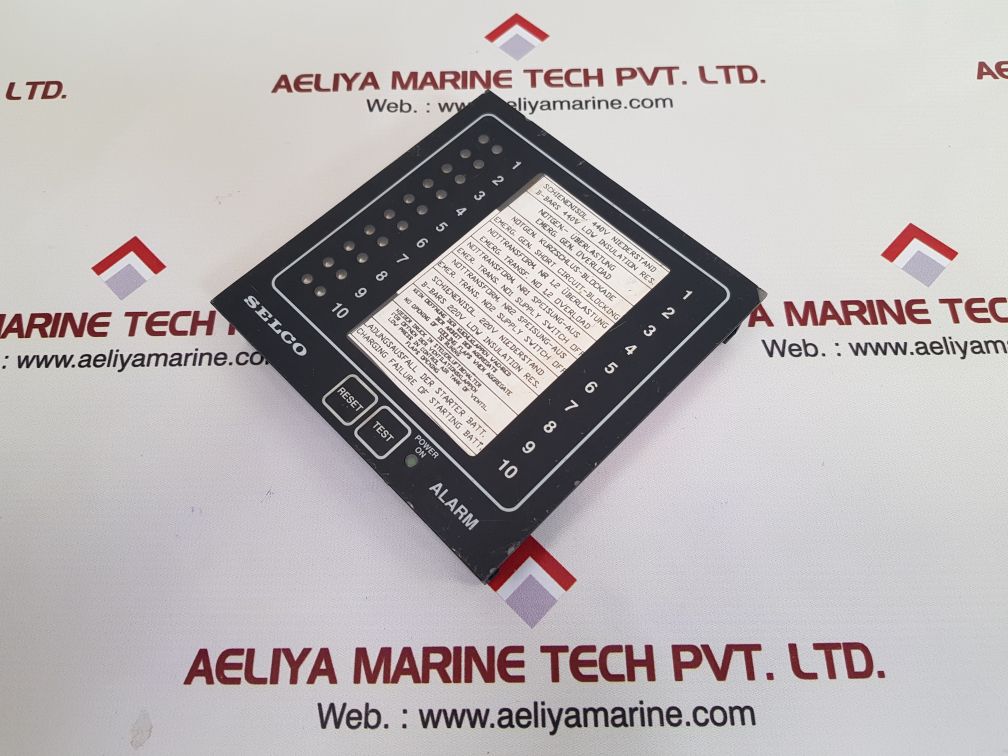 Selco m1000-24-10b alarm annunciator unit Used