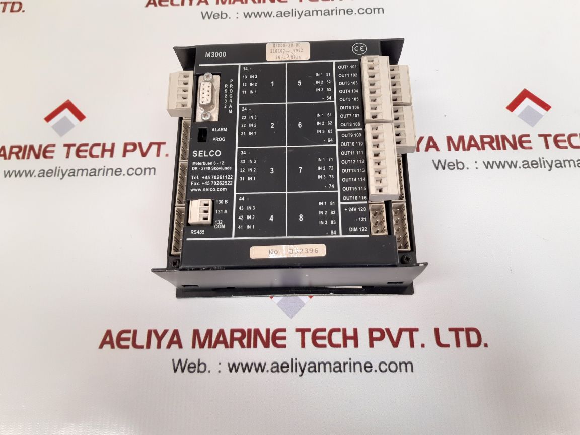 Selco m3000 alarm annunciator unit m3000-30-00 Used