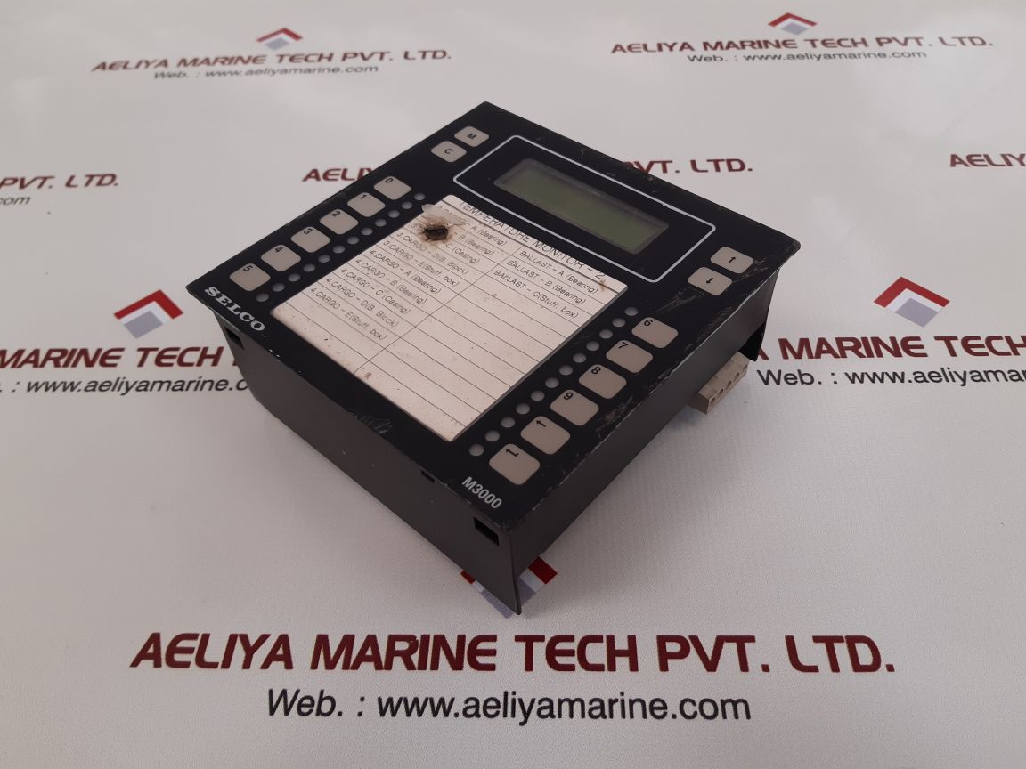 Selco m3000 alarm annunciator unit m3000-30-00 Used