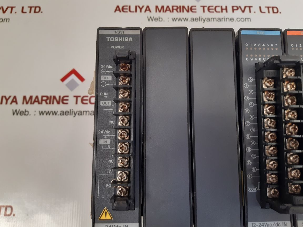 Toshiba ex10*uba1 power rack with ps31,dI31,do31 and pu11a module