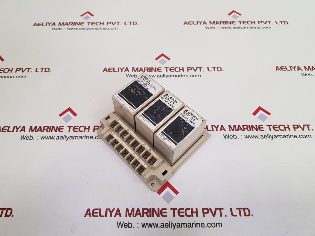 Omron 61f-g1t-mx floatless level switch with 61f-11 relay unit