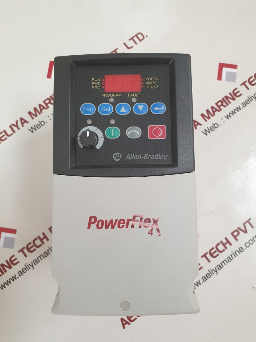 Allen-bradley flex 4 22a-d6p0n104 series a ac drive 2.2kw/3.0hp