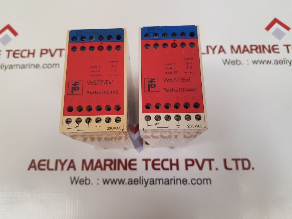 Pepperl+fuchs we77/ex1 isolation amplifier switch 01544s