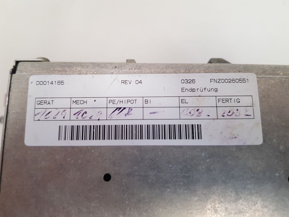 Phoenix contact quint-ps-100-240ac/24dc/10 power supply rev 04