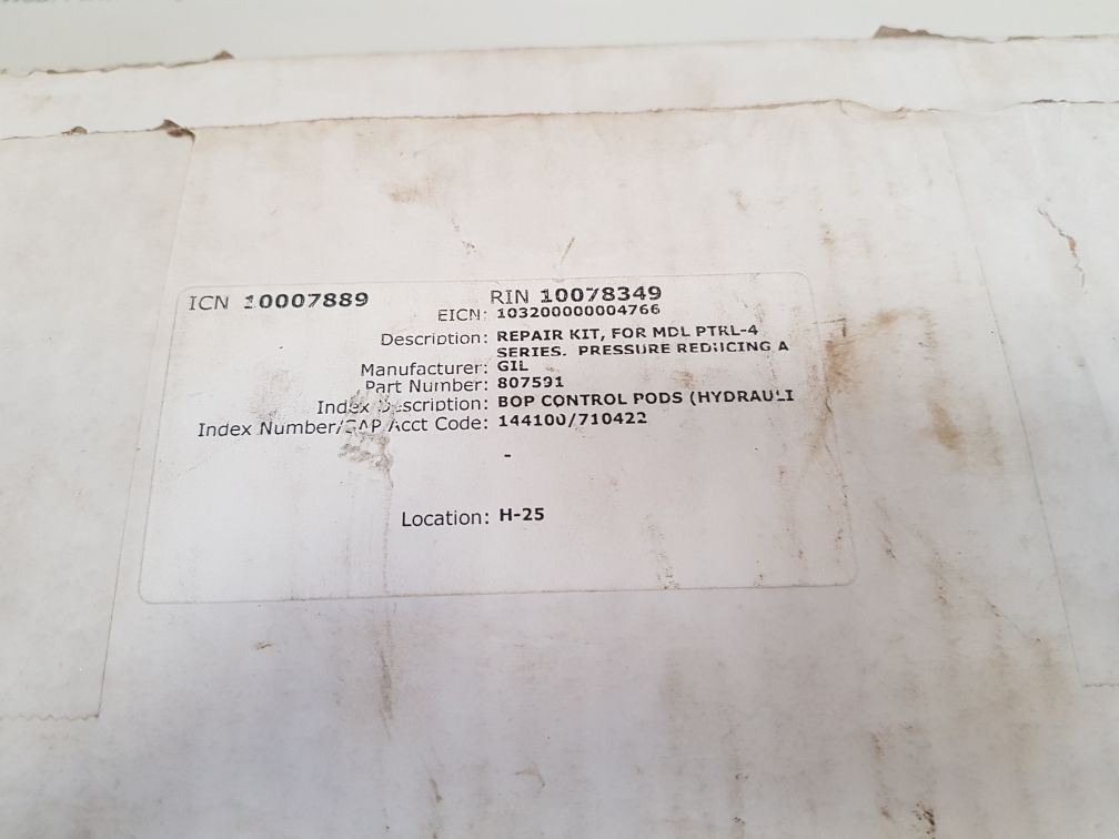 Gil 807591 repair kit New