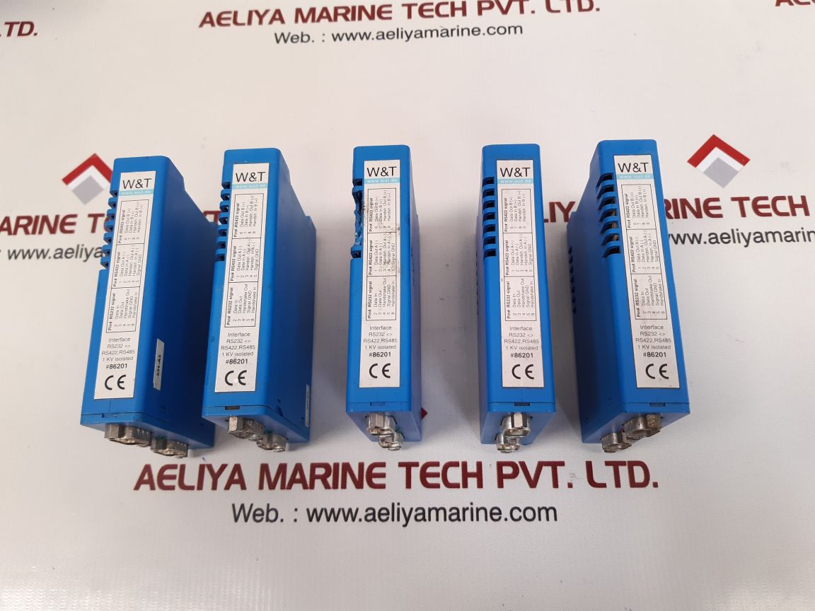 W & t 86201 interface rs232,rs422,rs485 isolated