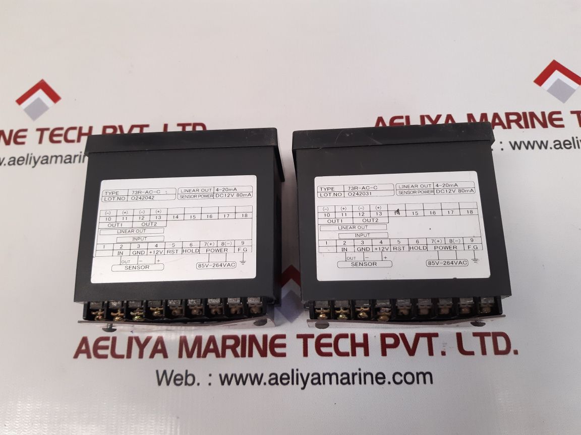 Met 73r-ac-c rpm meter 85v-264vac