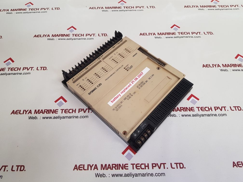 Omron sysmac c20 programmable controller c20-cpu74-e 0369 I 3g2c7-cpu74-e