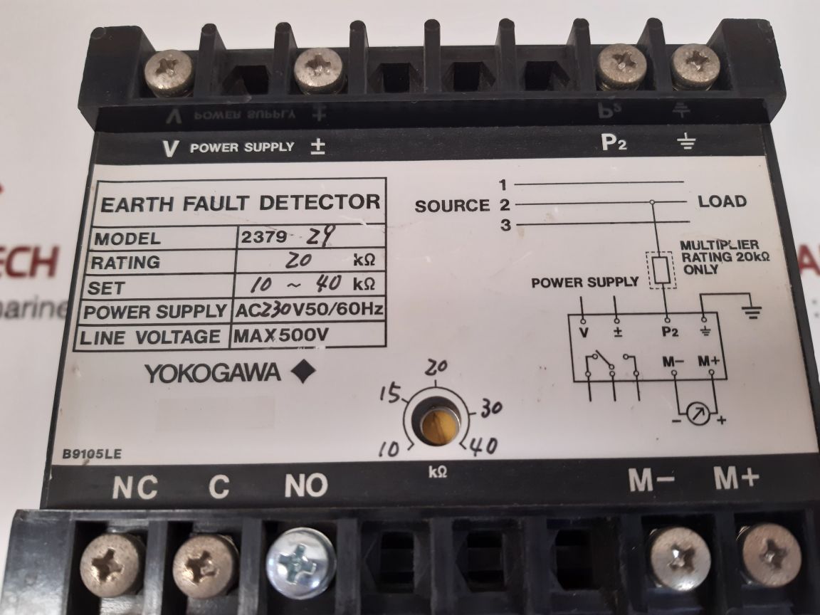 Yokogawa 2379-29 earth fault detector