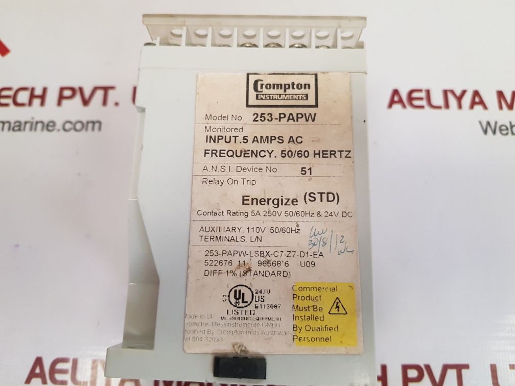 Crompton 253-papw protector relay
