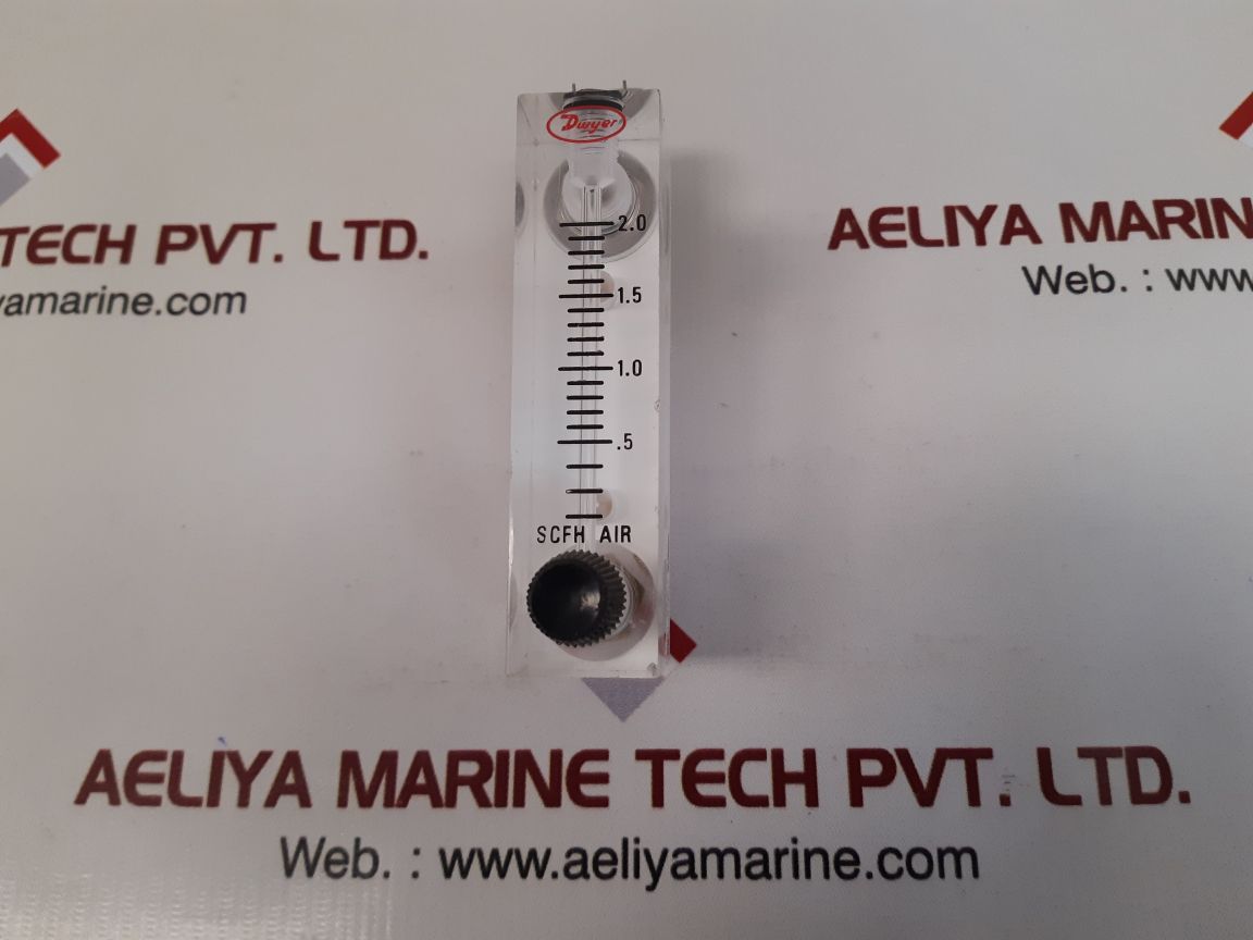 Dwyer vfa-2-bv flow meter used