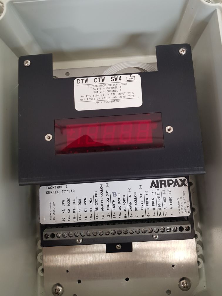 Airpax t77310-41 tachtrol 3 digital tachometer