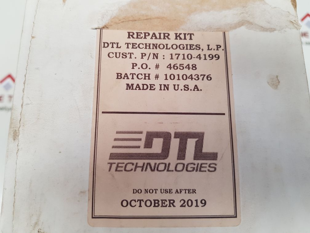 Dtl technologies 1710-4199 repair kit 25413-rk